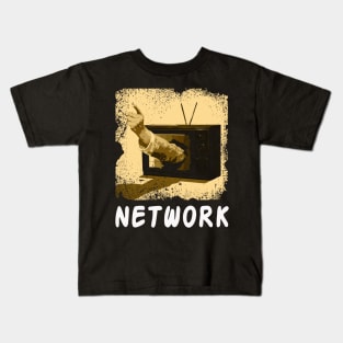 Prophetic NETWORKs Threads Tees Inspired by Howard Beale, Wear the Words of Media Revolution Kids T-Shirt